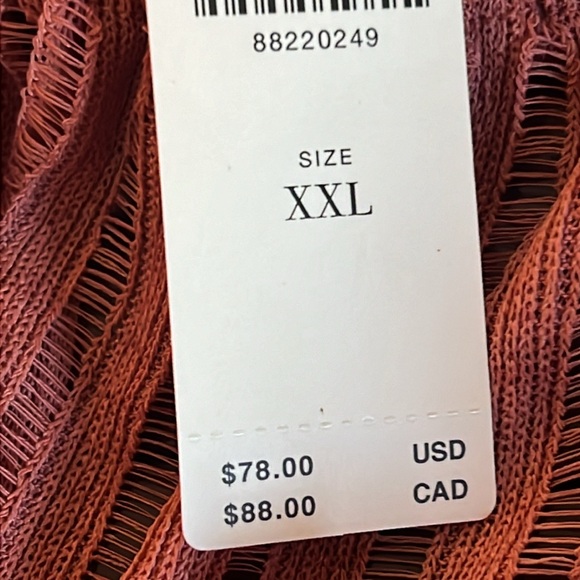 Anthropologie Sheer Striped Crop Blouse. NWT - Picture 7 of 8